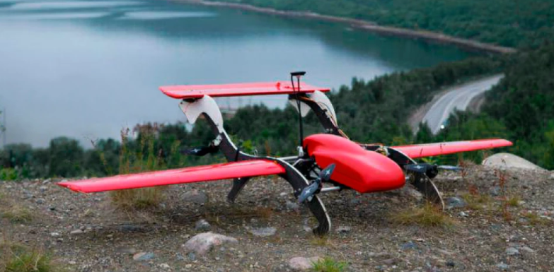 Drone Fixar swinging props for better VTOL flight